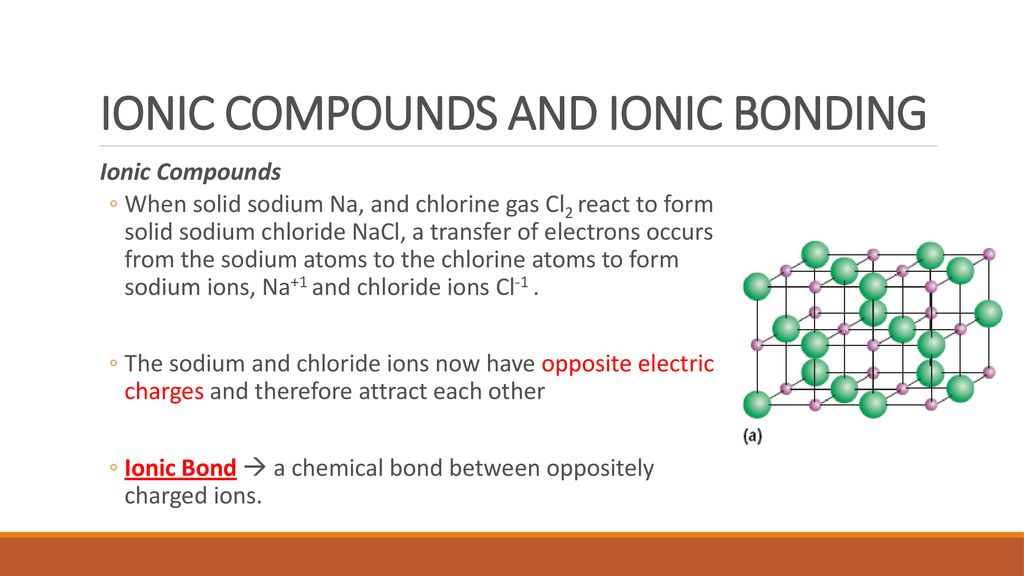 Types of Chemical Bonds - ppt download