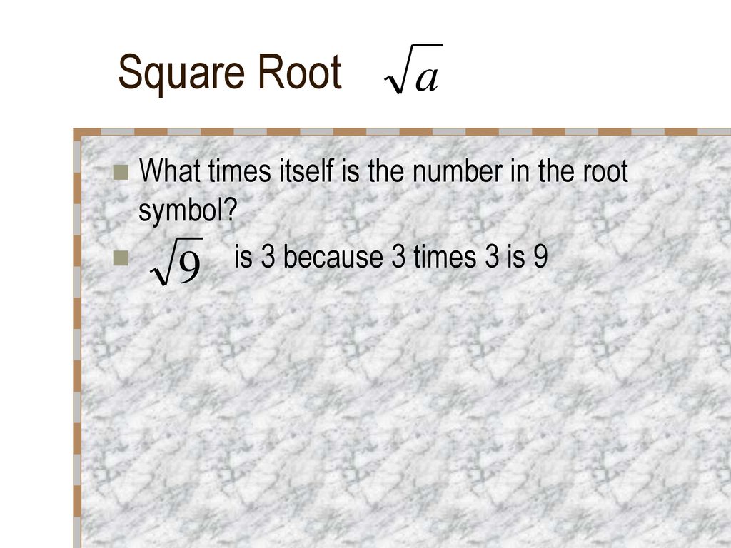 Square Roots Ppt Download square-roots-ppt-download