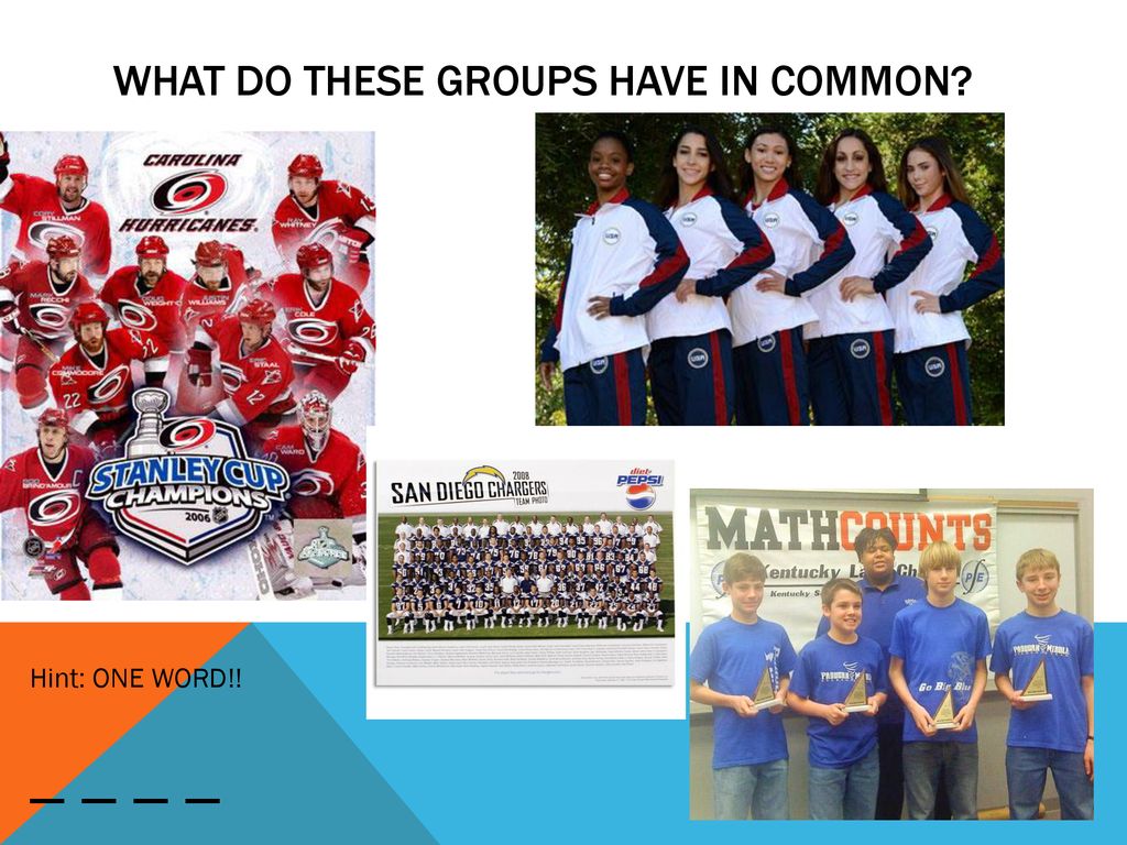 What do these groups have in common
