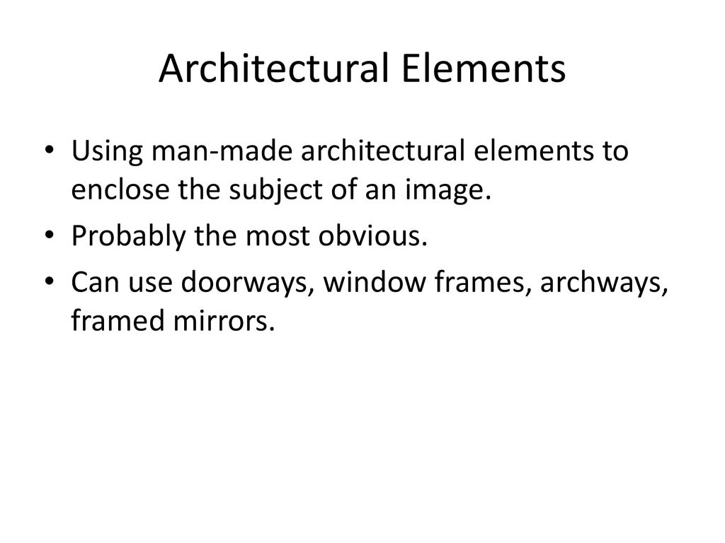 Framing in Photography - ppt download