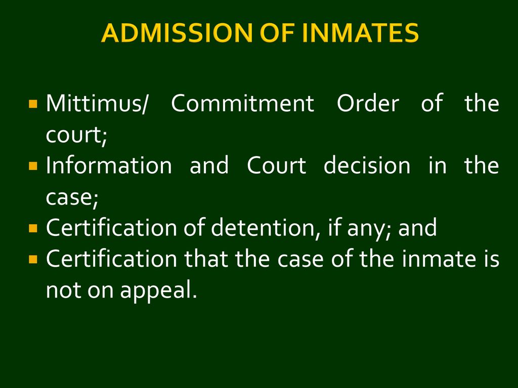 Correctional Administration Marathon Review ppt download