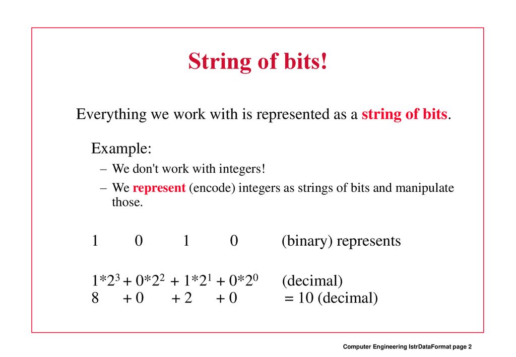 Data representation How do we represent data in a digital system? - ppt ...