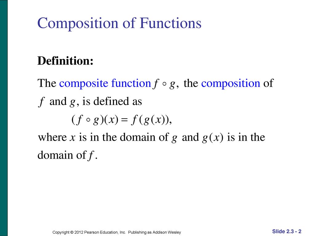 2 3 the composition of functions ppt download