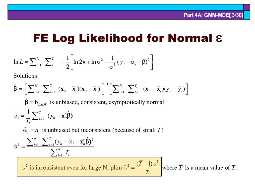 Econometric Analysis Of Panel Data Ppt Download