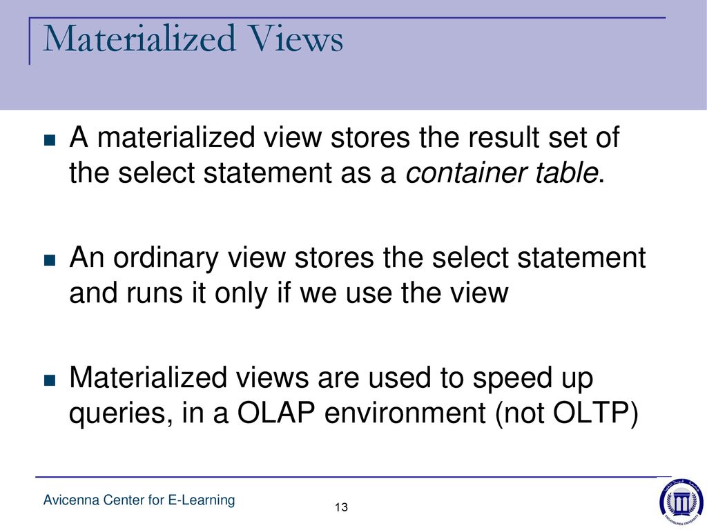 Sql views presented by dr samir tartir ppt download