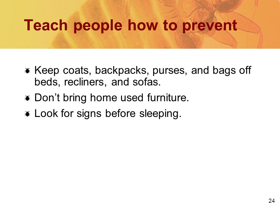 Teach people how to prevent