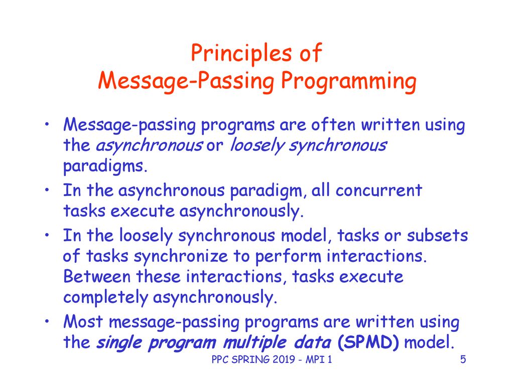 NOTE: FOR CLASS USE MPICH Version of MPI!! - ppt download