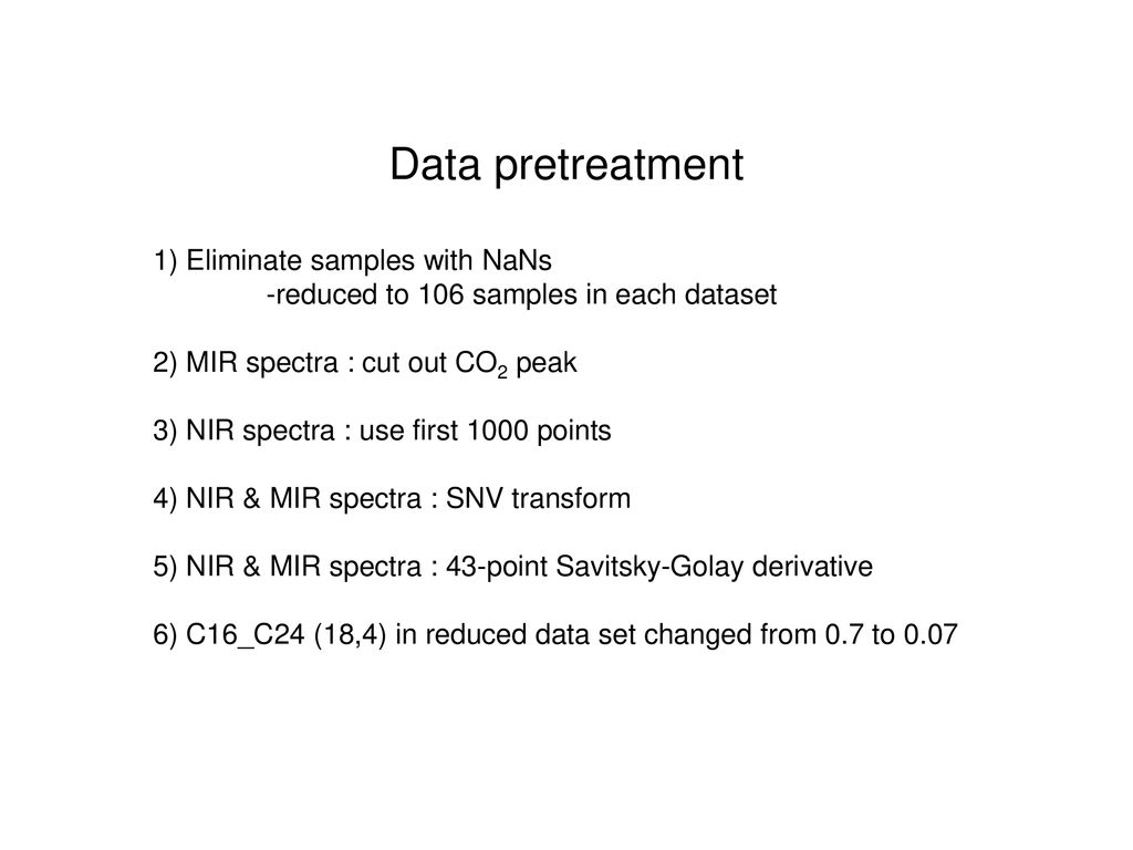 Multi block analysis of olive oil data ppt download
