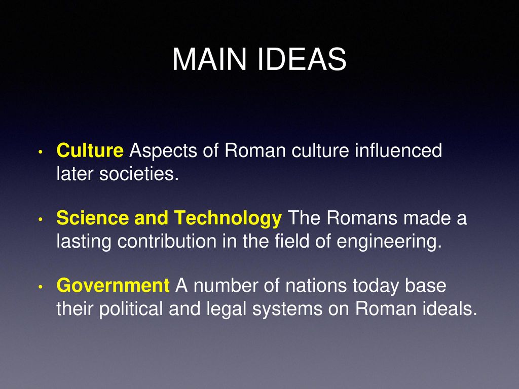 The Legacy of Rome Chapter 2 Lesson ppt download