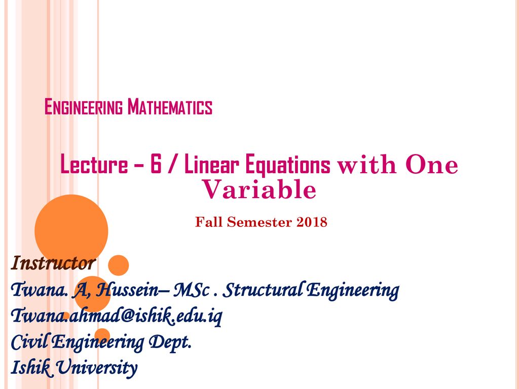 Engineering Mathematics - ppt download
