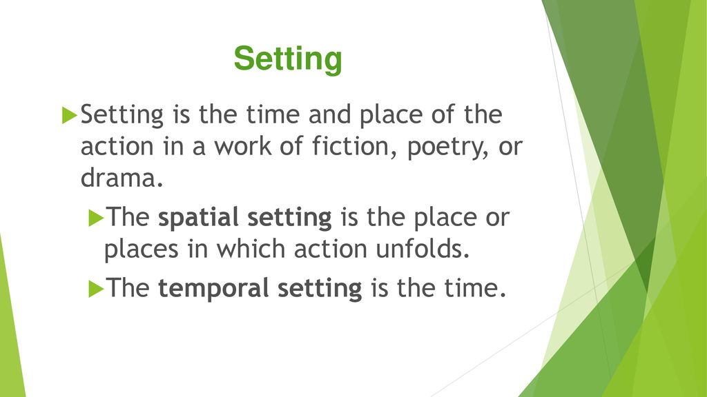 Responding to Literature: Setting, Context, and Theme - ppt download