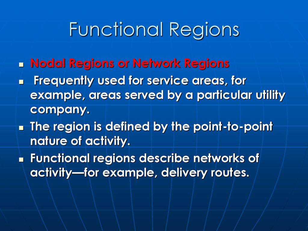 Types of regions ppt download