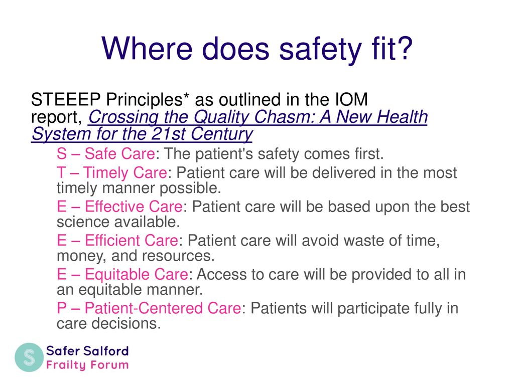 What can we learn about safety and frailty ppt download