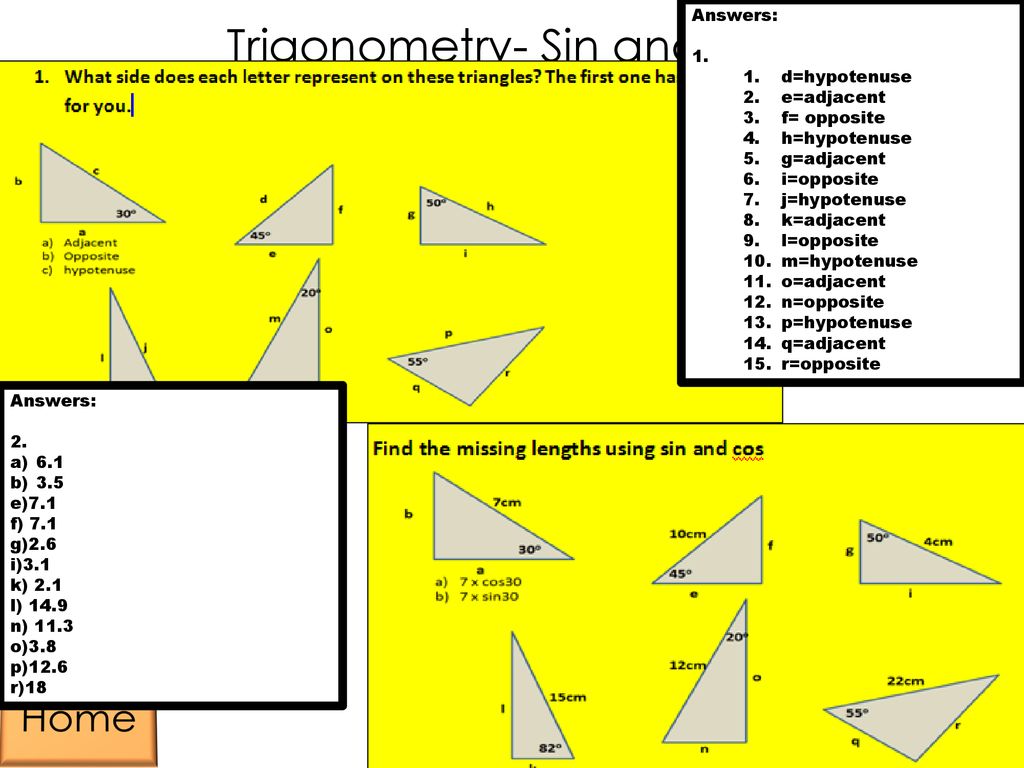 Trigonometry Ppt Download