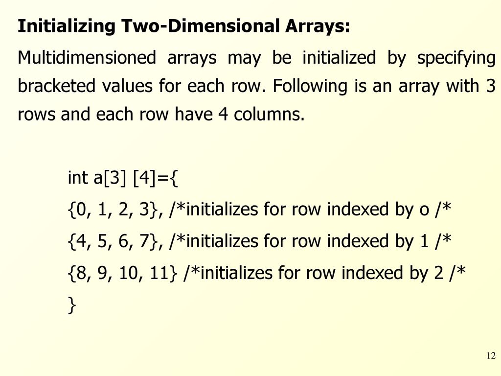 C++ Array ppt download
