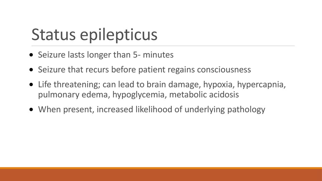 Pediatric Seizures and the Neurologic Exam - ppt download