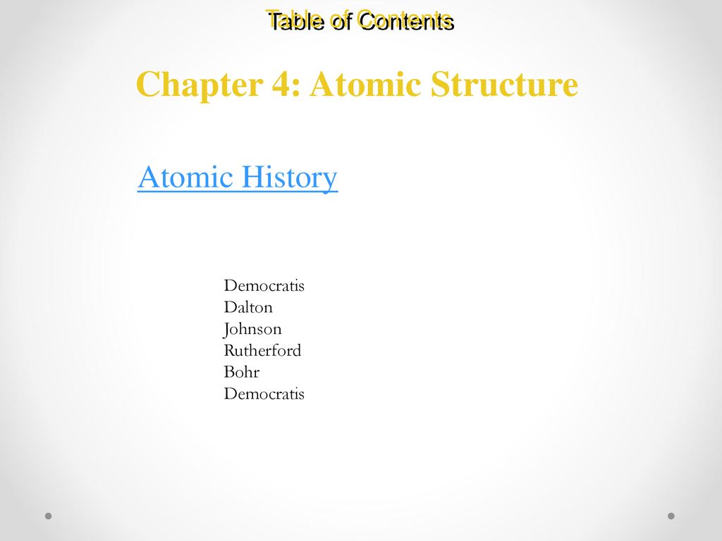 Chapter 4: Atomic Structure - Ppt Download