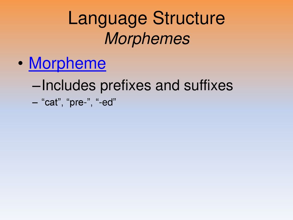 Unit Overview Thinking Language Thinking and Language - ppt download