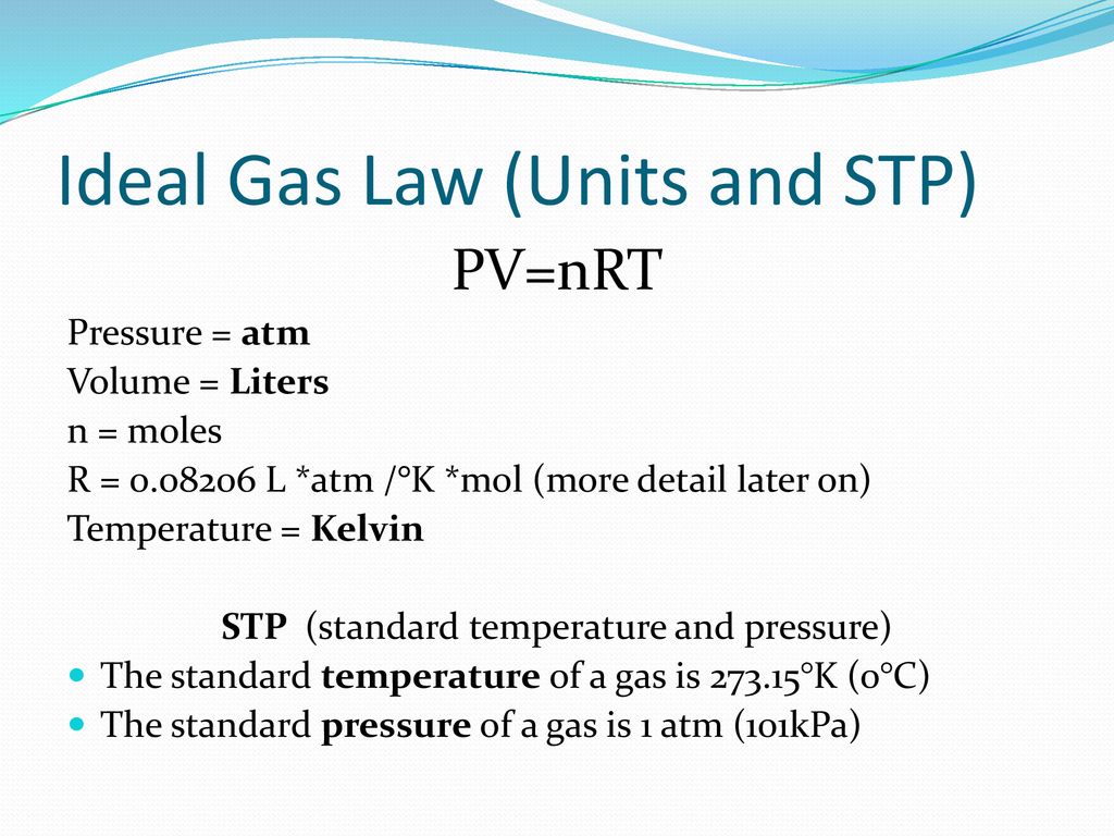 Gas Laws Ppt Download 5339