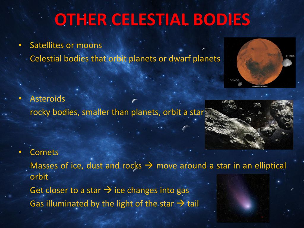 Celestial bodies part ii ppt download