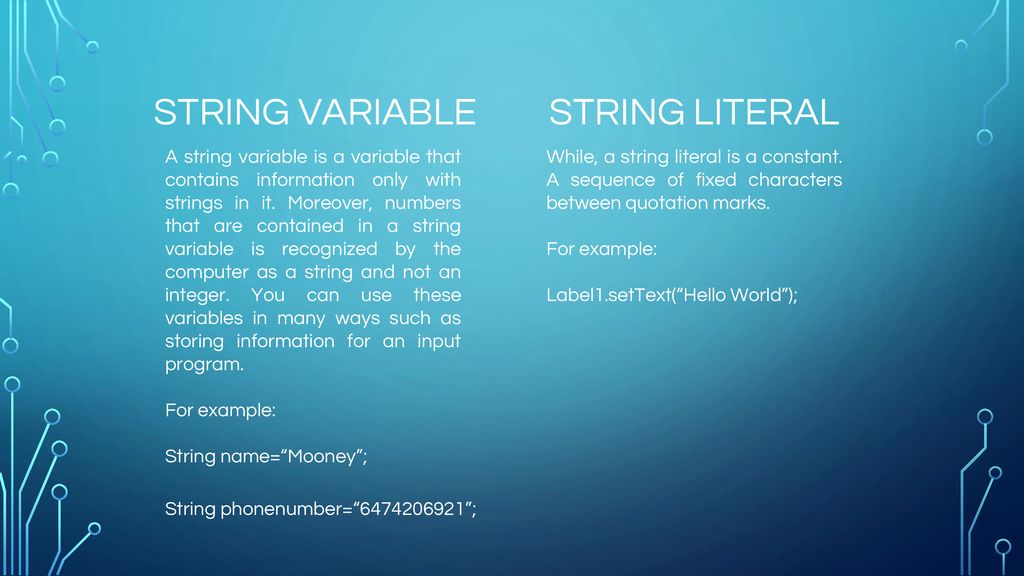 Strings by daniel justin pani ppt download