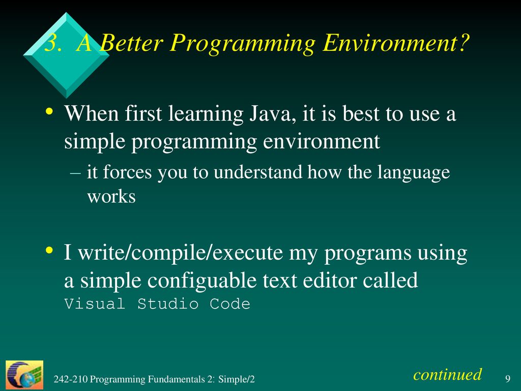 F II 2. Simple Java Programs Objectives - ppt download