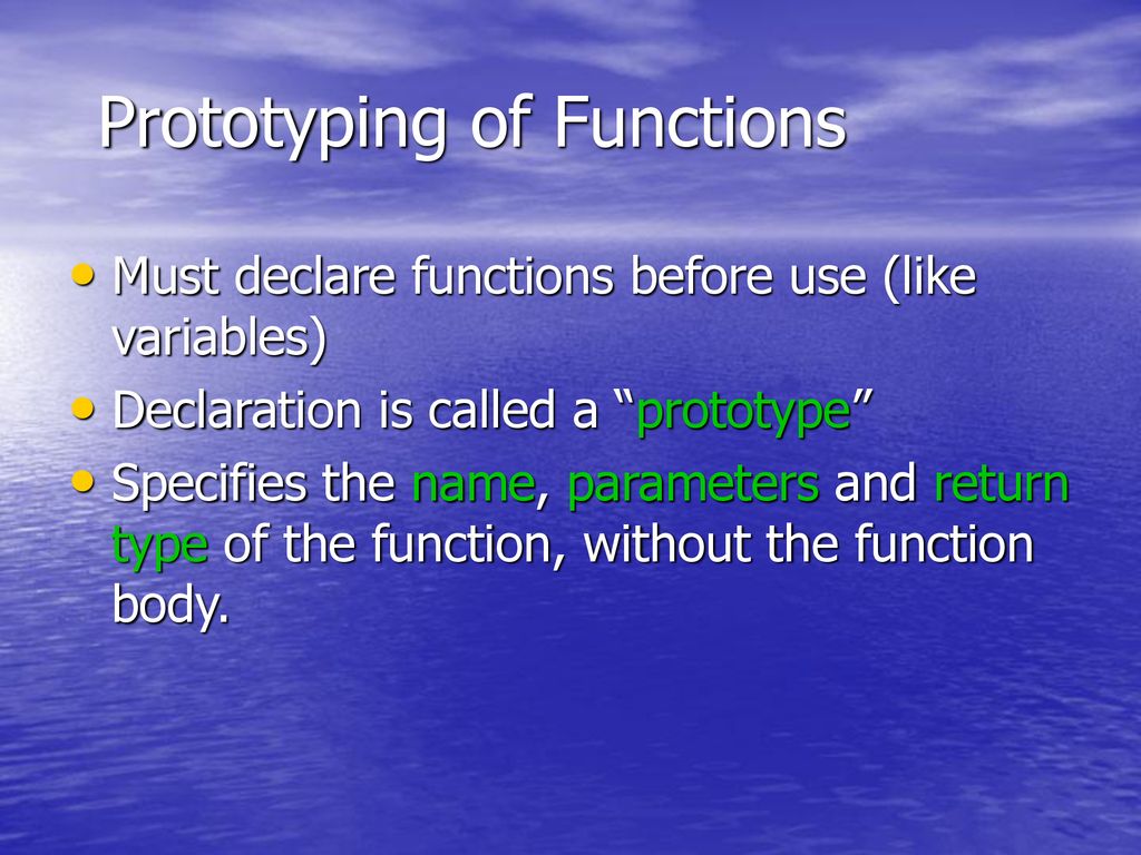 Introduction to Computing Lecture 09: Functions (Part II) - ppt download