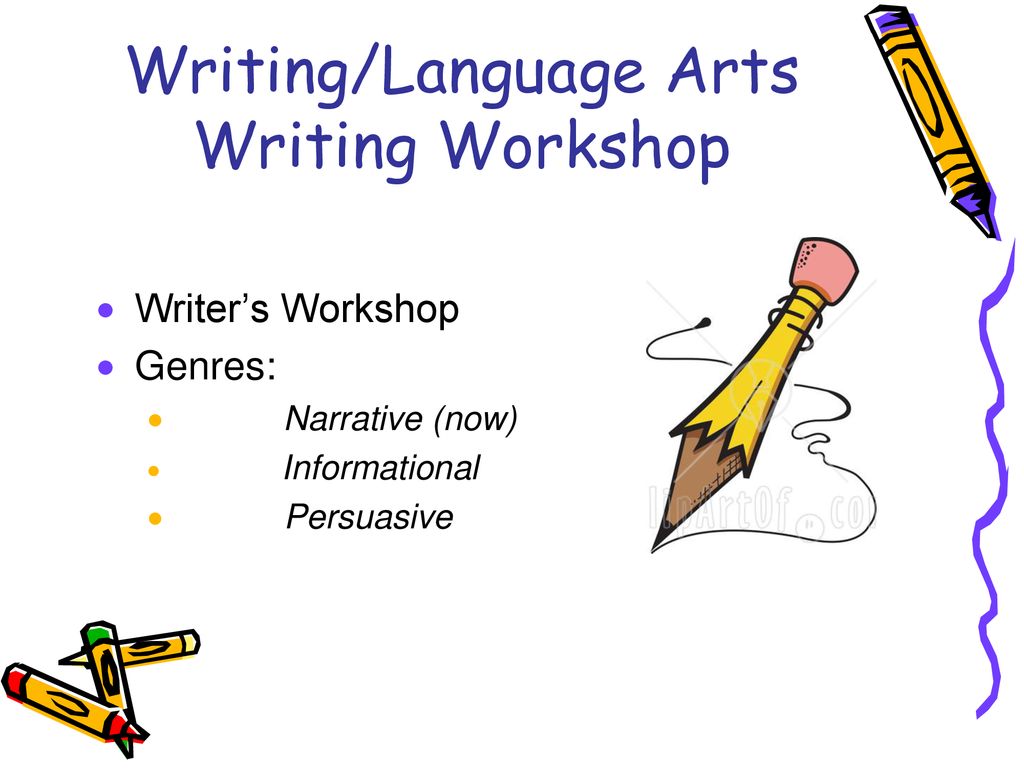 Writing/Language Arts Writing Workshop