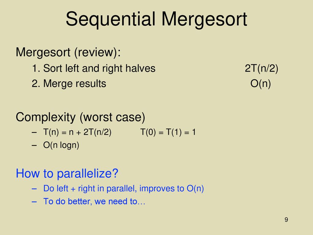 CSE 332: Parallel Algorithms - ppt download