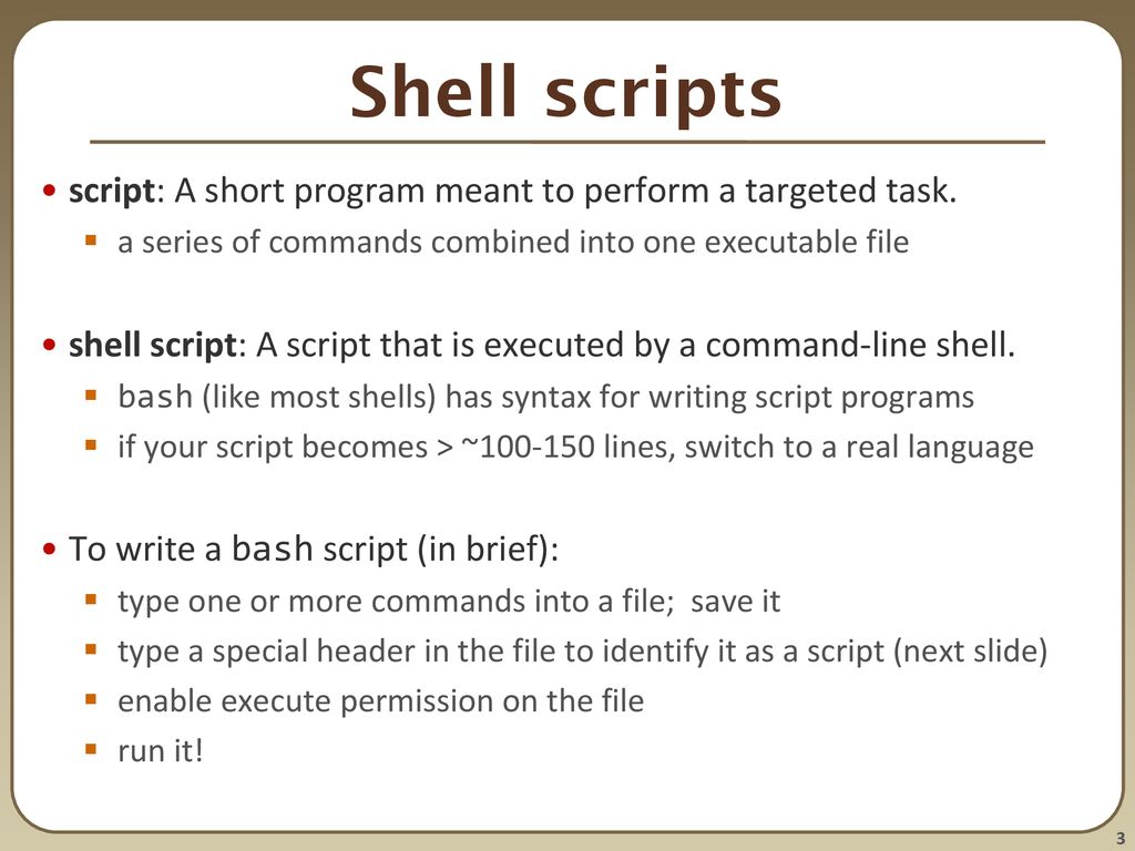 Intro to shell scripting - ppt download