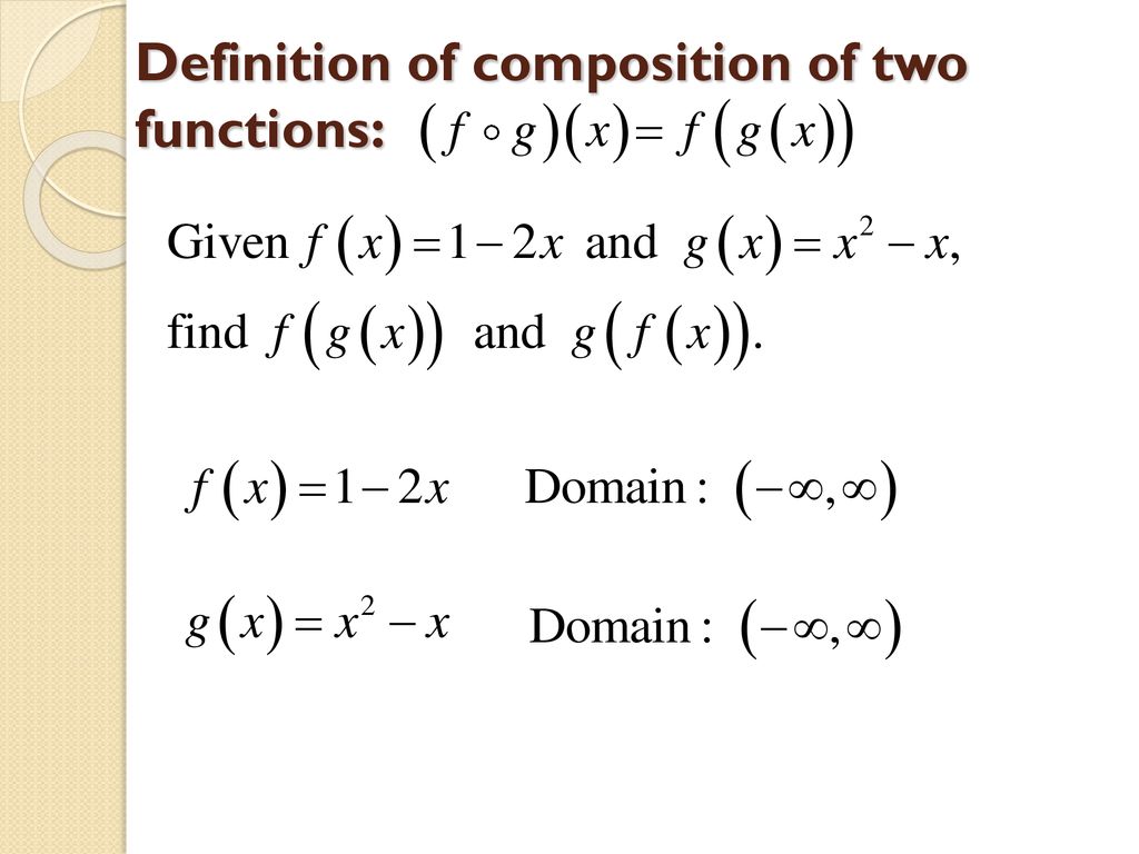 Combinations of functions ppt download