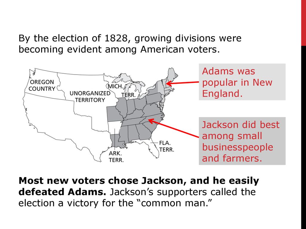 Terms and people andrew jackson president of the united states from