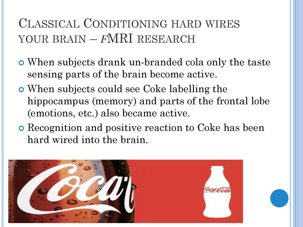 classical conditioning in advertising coca cola