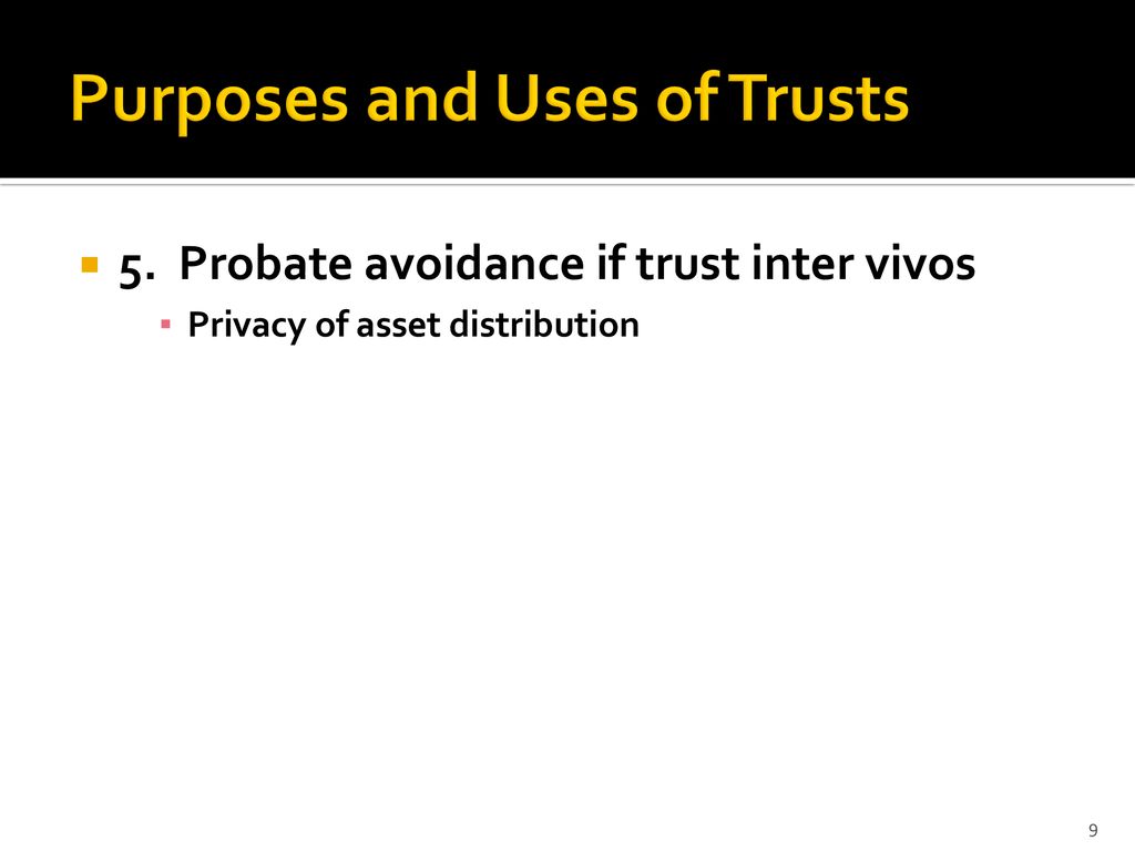 Trusts introduction ppt download
