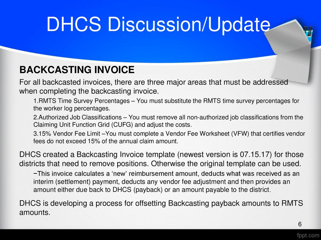 DHCS Discussion/Update