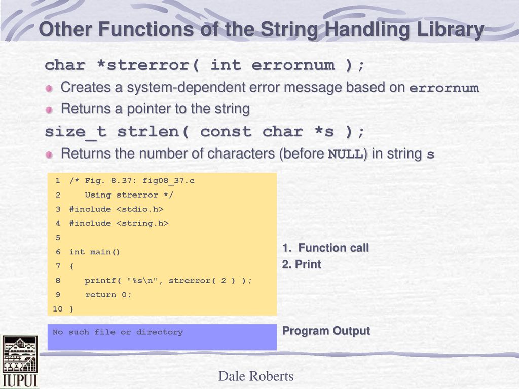 Characters and Strings Functions - ppt download