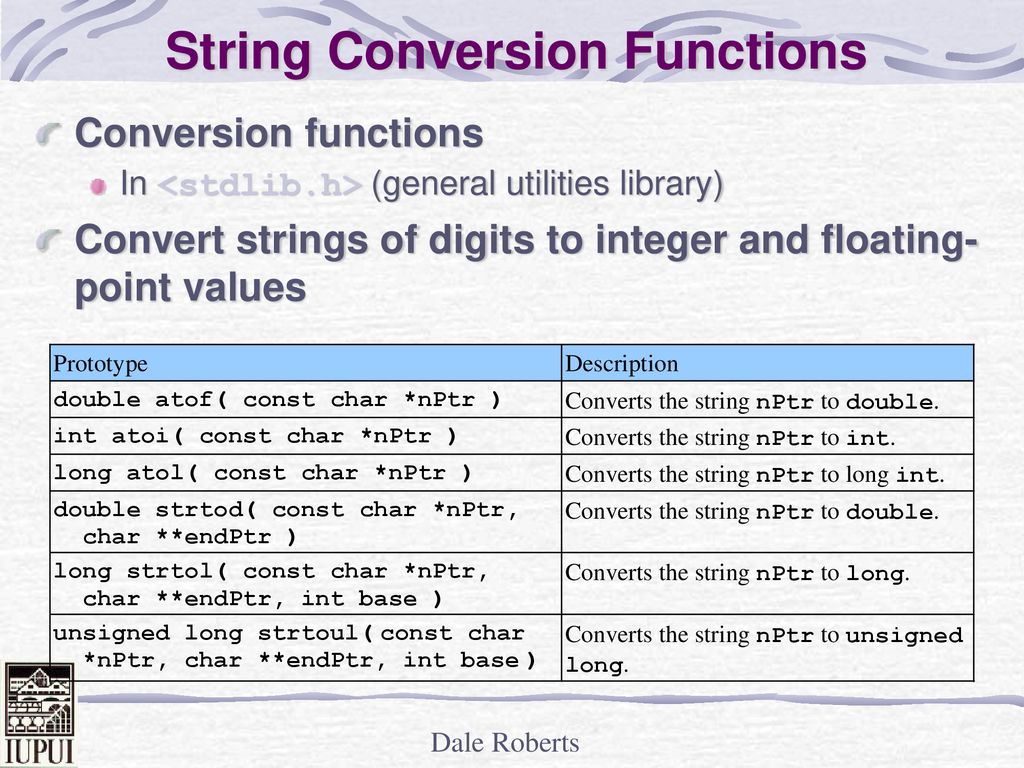 Characters and Strings Functions - ppt download