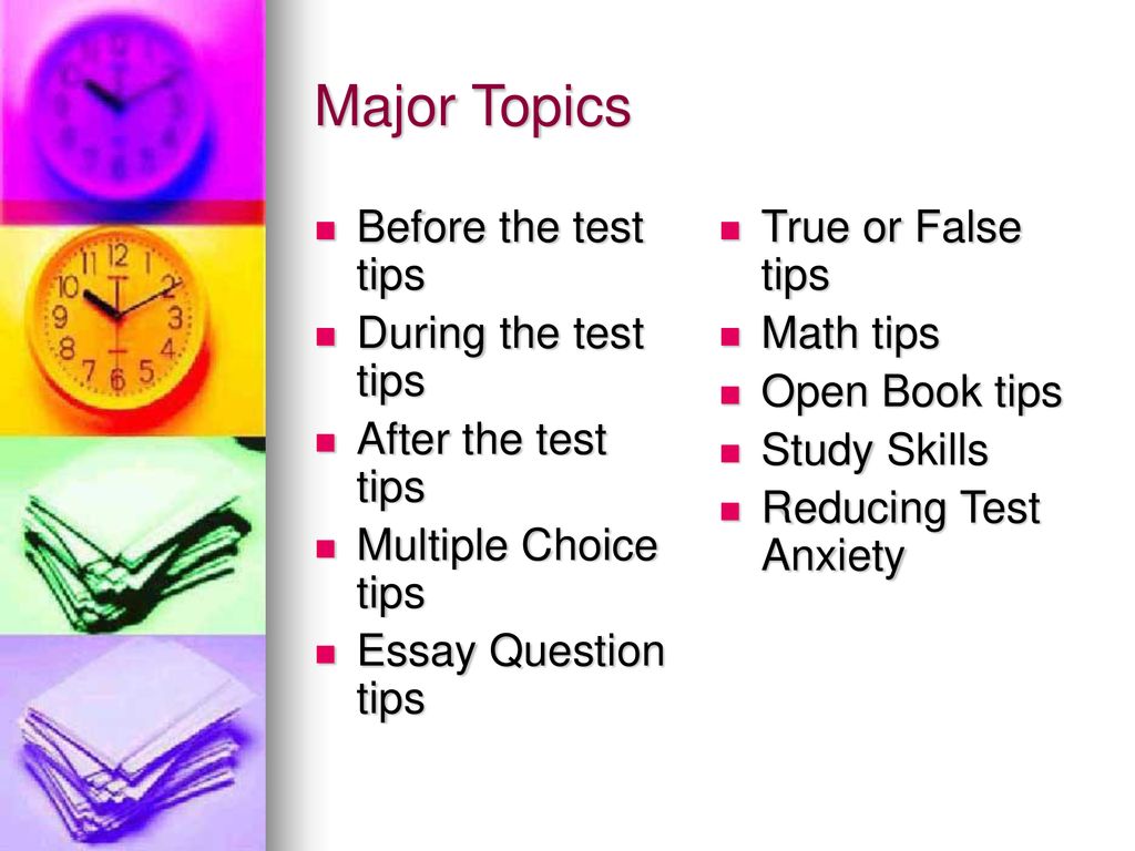 Study Skills: Open Book Test Preparation Tips