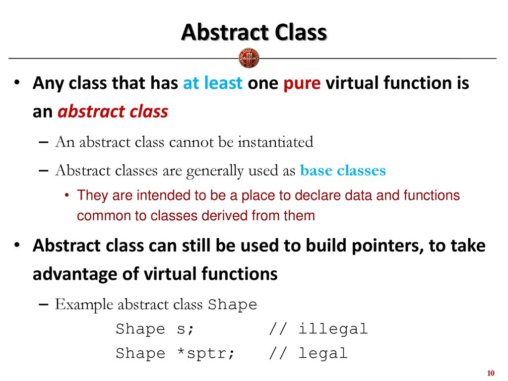 Cop 3330 Object Oriented Programming In C Ppt Download