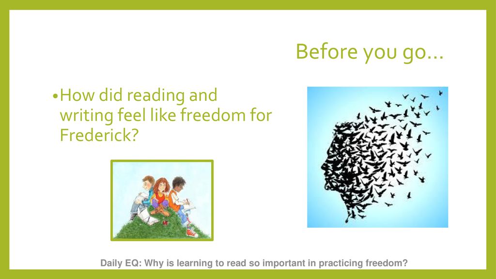 What are all the ways that frederick douglass is like a box ppt download