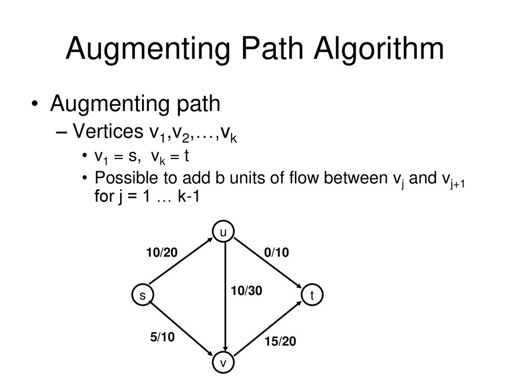 Richard Anderson Lecture 20 Shortest Paths and Network Flow - ppt download