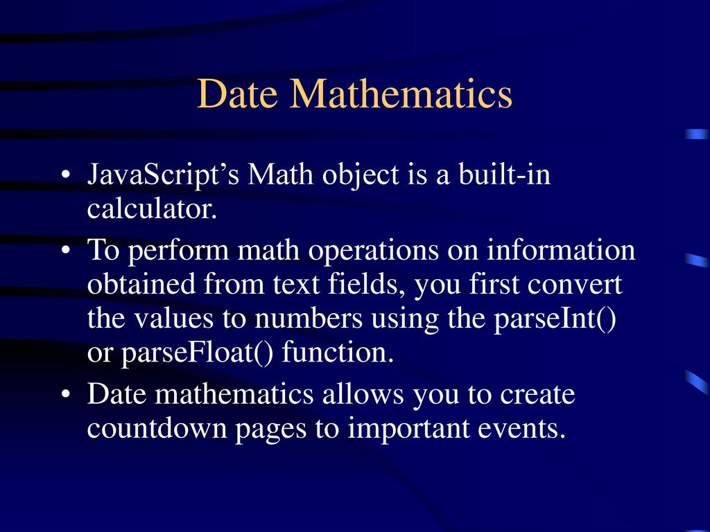 The Web Wizard’s Guide To JavaScript - ppt download
