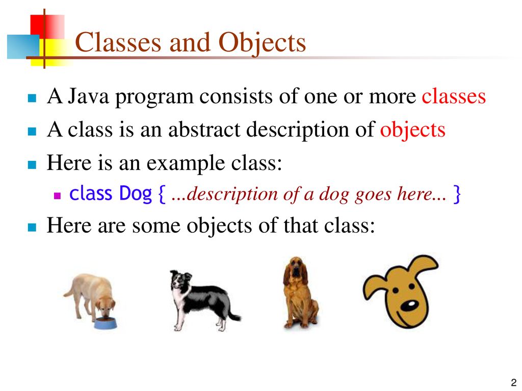 Classes and Objects in Java - ppt download