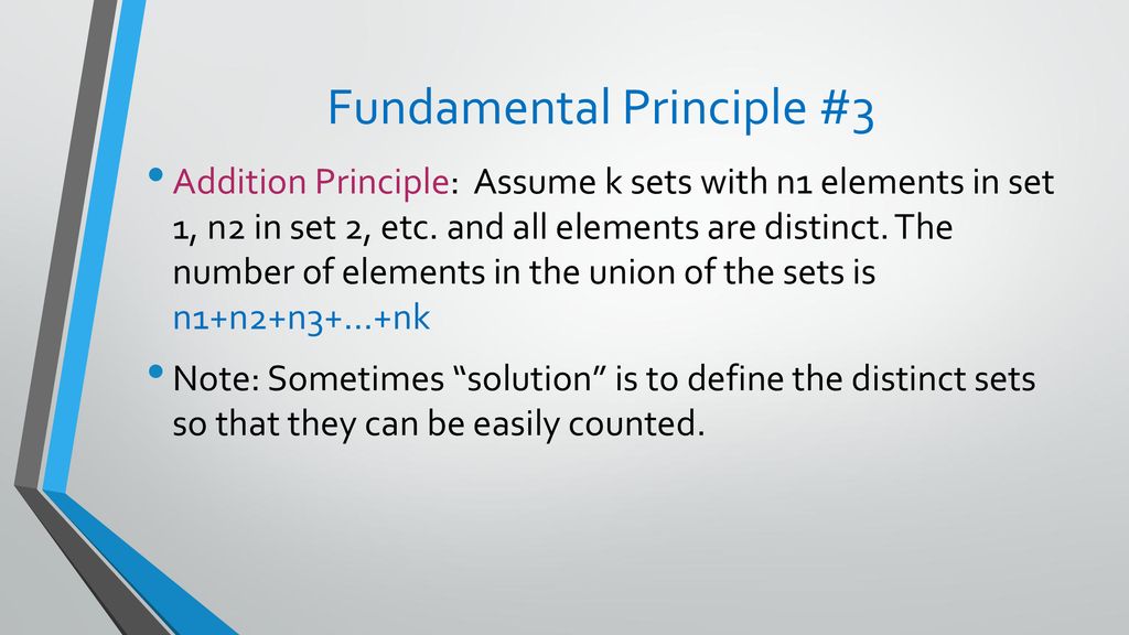 Fundamental Principle #3