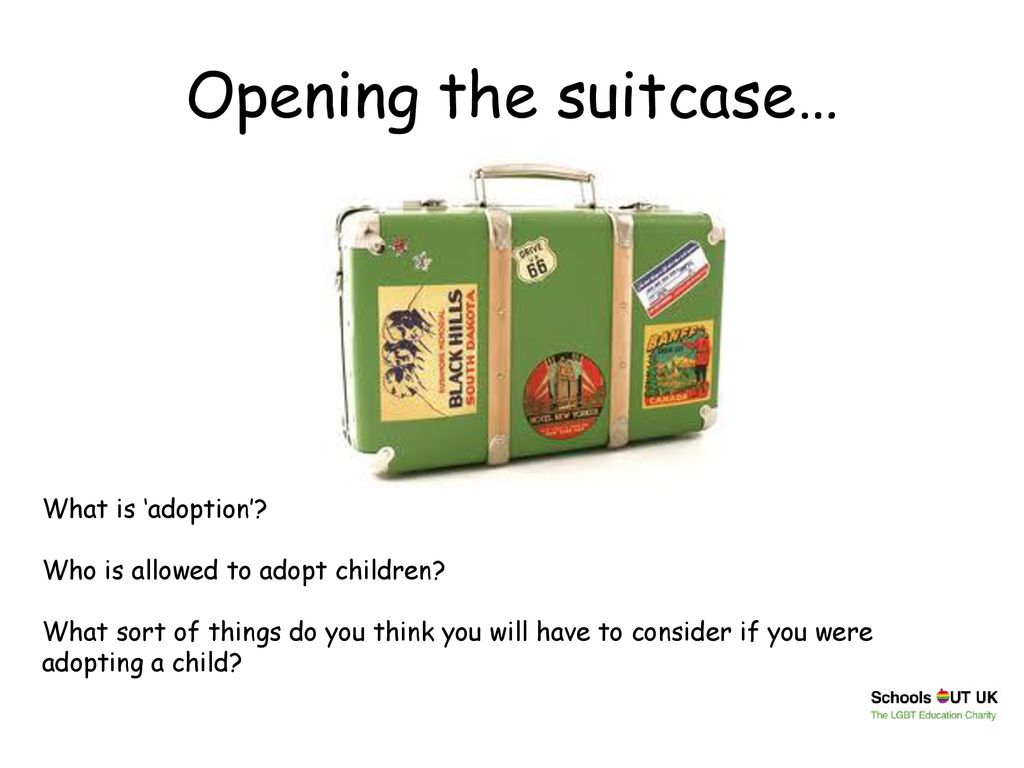Opening the suitcase… What is ‘adoption’