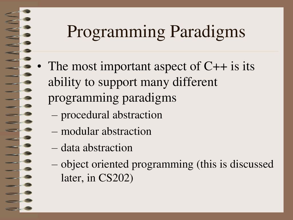 Introduction to C++ Data Abstraction w/ Classes - ppt download