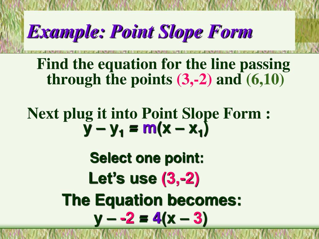 Lines in the Plane and Slope - ppt download