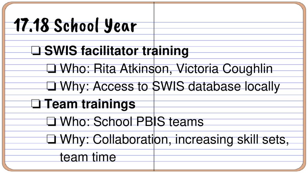 Pbis update board meeting august 14 ppt download