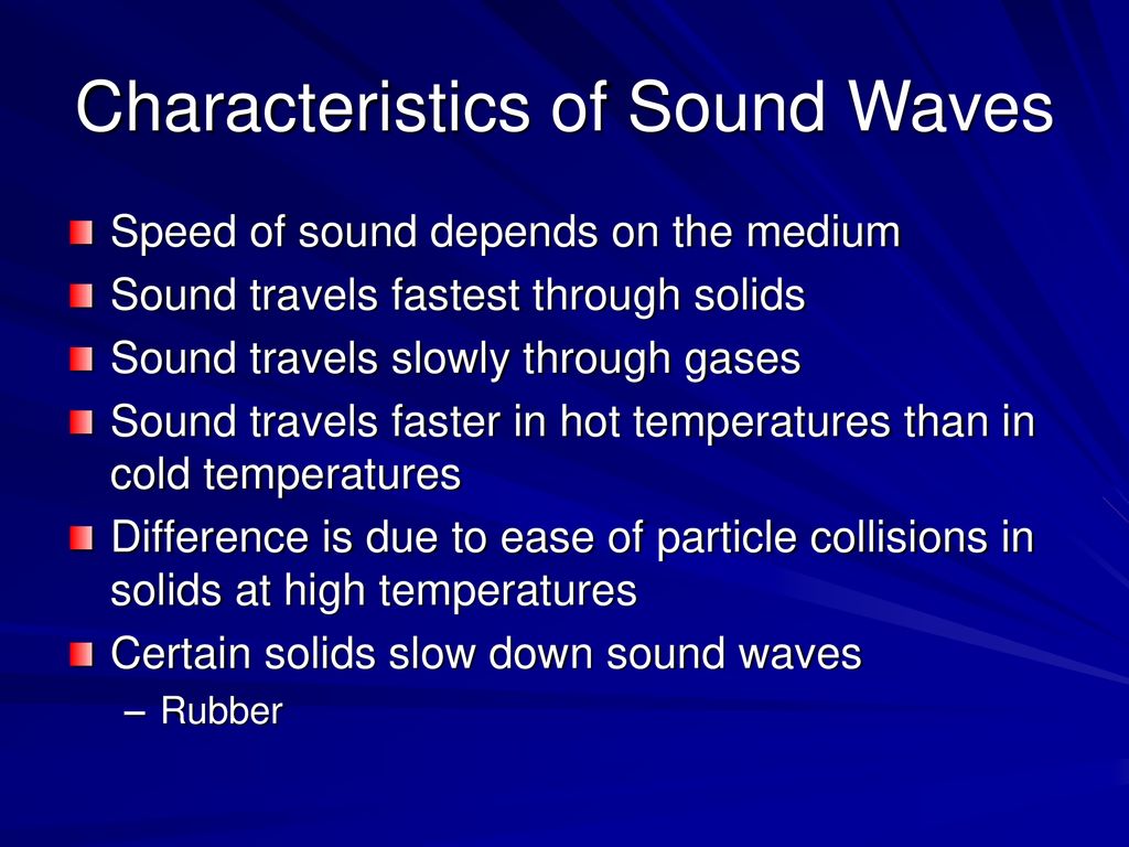 Sound Sound Waves. - ppt download