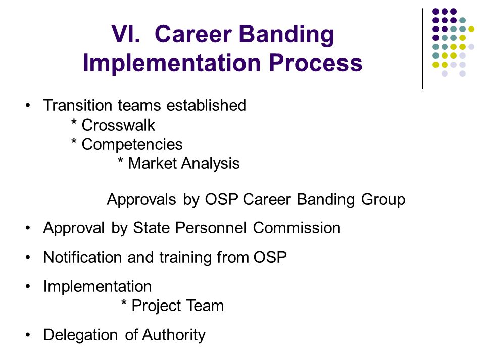VI. Career Banding Implementation Process